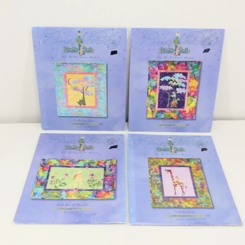 4 McKenna Ryan GIRAFFIC PARK Quilt Pattern Turtle Animals Whimsical Quilting